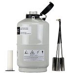 10L Liquid Nitrogen Cryogenic Container with Canisters