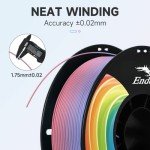 Rainbow PLA Plus 3D Printer Filament 1.75mm 1KG
