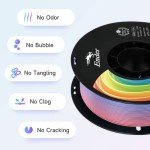 Rainbow PLA Plus 3D Printer Filament 1.75mm 1KG