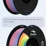 Rainbow PLA Plus 3D Printer Filament 1.75mm 1KG