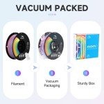Rainbow PLA Plus 3D Printer Filament 1.75mm 1KG