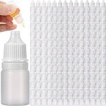 Umigy 200 Pcs Squeezable Eye Dropper Bottles