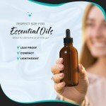 24 Pack Amber Glass Dropper Bottles 4 oz