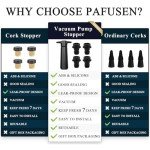 Wine Vacuum Pump with 4 Reusable Stoppers
