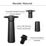 Wine Vacuum Pump with 4 Reusable Stoppers