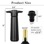 Wine Vacuum Pump with 4 Reusable Stoppers