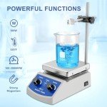 Magnetic Stirrer Hot Plate with Thermometer and Stand