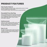 Clear Zip Bags - 100 Count, 13" x 18