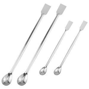 FINBe 2-in-1 Stainless Steel Lab Spatula/Spoon Set
