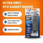 Permatex Ultra Grey High-Torque RTV Silicone Gasket