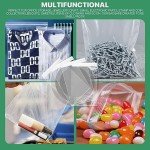 Clear Zip Bags - 100 Count, 13" x 18