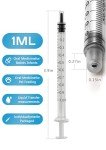 1ml Sterile Syringe without Needle - 20-Pack