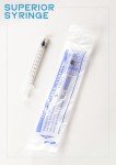 1ml Sterile Syringe without Needle - 20-Pack