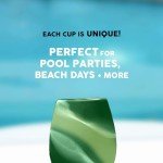 Unbreakable Silicone Tie Dye Wine Glasses Set