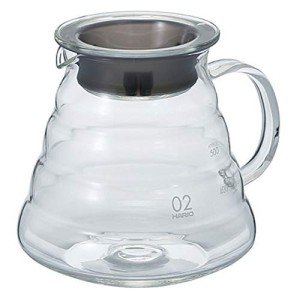 Hario V60 Clear Glass Server, 600ml