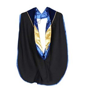 Customizable Deluxe Doctoral Hood with Gold Piping