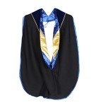 Customizable Deluxe Doctoral Hood with Gold Piping