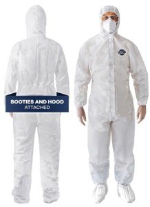 Disposable Hazmat Suits 5-Pack - Medium Size