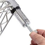 Nexel 4-Tier Adjustable Wire Shelving Unit