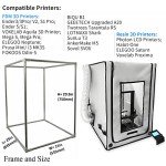 3D Printer Enclosure Kit with Vent & LED Light
