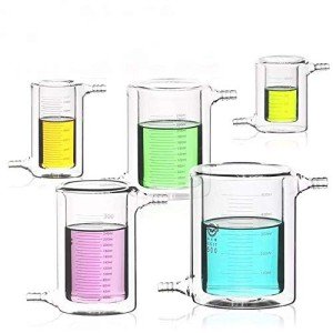 1000ml Jacketed Cold Trap Catalytic Reactor Beaker