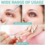 8-Piece Stainless Steel Tweezers and Magnifying Glass Set