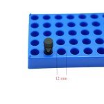 Stackable 50-Hole Vial Rack for HPLC Bottles