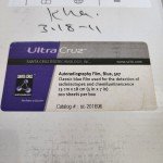 Santa Cruz Biotechnology 5x7 Blue Autoradiography Film