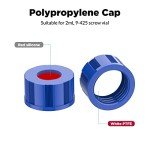 Autosampler Vials 2ml HPLC with Blue Caps - 100 Pcs