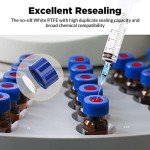 Autosampler Vials 2ml HPLC with Blue Caps - 100 Pcs