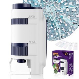BEBANG Mini LED Pocket Microscope for All Ages