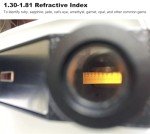 Portable Gemstone Refractometer with Flashlight