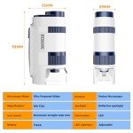 BEBANG Mini LED Pocket Microscope for All Ages