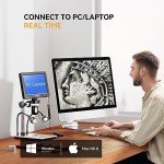 Elikliv EDM9 7" Digital Microscope with 12MP Camera