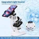 Kids Microscope Kit, 40X-2000X with LED Light