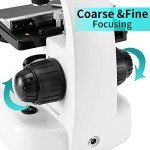 High-Power Binocular Microscope with LED Illumination