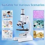 Kids Microscope Kit, 40X-2000X with LED Light