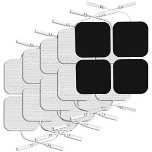 NURSAL Reusable TENS Unit Electrode Pads, 20-Pack