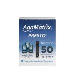 AgaMatrix WaveSense Presto Test Strips - 50 Pack