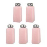 Pink 250ml Solvent Alcohol Dispenser Pump - 5 Pack