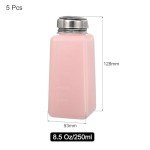 Pink 250ml Solvent Alcohol Dispenser Pump - 5 Pack