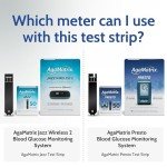 AgaMatrix WaveSense Presto Test Strips - 50 Pack