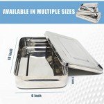 Stainless Steel Instrument Organizer Box with Lid