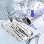 Stainless Steel Surgical Tray for Lab Instruments