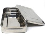 Stainless Steel Instrument Organizer Box with Lid