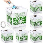 6 Pcs Benchtop Glass Disposal Box Set