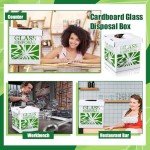 6 Pcs Benchtop Glass Disposal Box Set