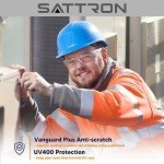 SATTRON 24 Pack Clear Safety Glasses - UV Protection