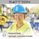 SATTRON 24 Pack Clear Safety Glasses - UV Protection