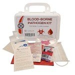 Bloodborne Pathogen Cleanup Kit with PPE & Solidifier